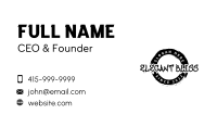 Urban Streetwear Wordmark Business Card