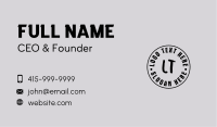 Rock Band Business Card example 3