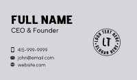 Rock Band Lettermark  Business Card