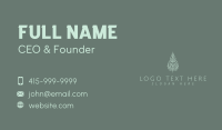 Outline Tree Branch Business Card