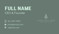 Outline Tree Branch Business Card Design