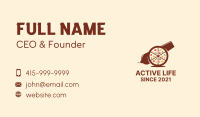 Pizza Cannon Restaurant Business Card