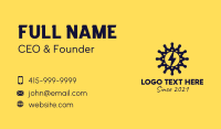 Lightning Bolt Helm Business Card