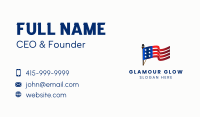 American Flag Pole Business Card