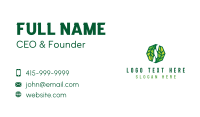 Botanical Leaf Landscaping Business Card