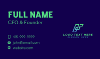 Digital Technology Firm Business Card Design