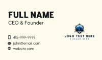 India Mountain Peak Business Card