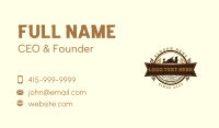 Construction Business Card example 1