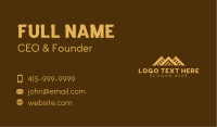 Residential Business Card example 3