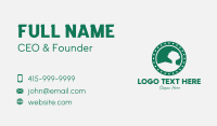 Green Tree Planting Business Card Design