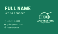 Green Military Tank Business Card