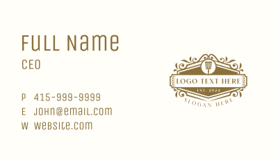 Food Eatery Cook Business Card