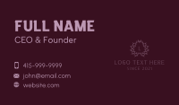 Elegant Leaf Garden  Business Card Design