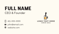 Craft Beer Tap Business Card