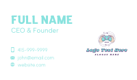 Retro Female Gamer Business Card Design