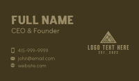 Minimalist Mountain Landform Business Card