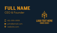 Golden Condo Tower Business Card