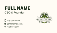 Botanical Ornament Plant Business Card Design