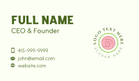 Artisan Soap Business Card example 1