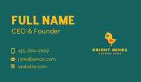 Yellow Baby Chick  Business Card