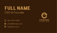 Brown Coffee Mug Business Card