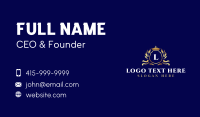 Crest Crown Shield Business Card