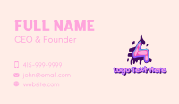 Pop Graffiti Art Number 4 Business Card Design