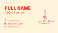 Music Band Business Card example 2