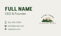 Chainsaw Forest Logging Business Card