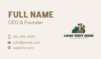 Mountain Glamping Camper  Business Card