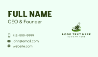 Backyard Lawn Mower Business Card