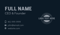 Gray Circle Business Business Card