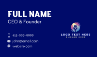 Broadcasting Podcast Mic Business Card