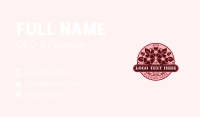 Wild Rose Flower Business Card