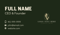 Hand Face Dermatologist Business Card