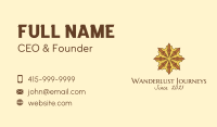 Ethnic Tribal Centerpiece  Business Card