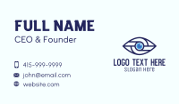 Tech Mechanical Eye Business Card Design