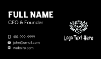 Skull Wing Emblem Business Card