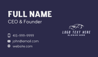 Automobile Rideshare Car Business Card Design