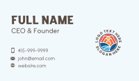 Sunset Beach Waves Business Card