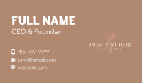 Tulips Spa Wellness Business Card Design