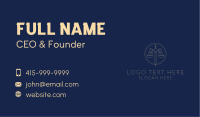 Scale Justice Sword Business Card