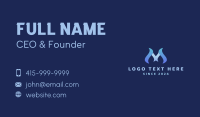 Letter M Multimedia Agency  Business Card Design