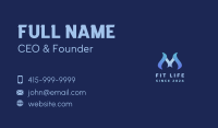 Letter M Multimedia Agency  Business Card