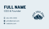 Summit Mountain Hiker Business Card