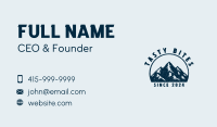 Summit Mountain Hiker Business Card