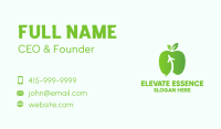 Green Apple Jetplane Business Card