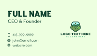 Pentagon Farm Mountain Business Card Design