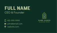 Green House Plant Business Card