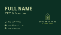 Green House Plant Business Card Design